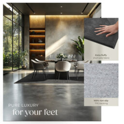 Tectake Rug Zonelle Short Pile And Ultra-Soft Carpet In Rectangular Or Round Design 160 X 230 Cm - Anthracite - thumbnail 4