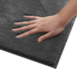 Tectake Rug Zonelle Short Pile And Ultra-Soft Carpet In Rectangular Or Round Design 160 X 230 Cm - Anthracite - thumbnail 9