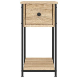 Berkfield Bedside Cabinets 2 Pcs Sonoma Oak 30X60X60 Cm Engineered Wood - thumbnail 6