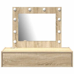 Walplus Dressing Table Brown 83 X 40 X 70 Cm Engineered Wood - thumbnail 5