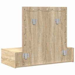 Walplus Dressing Table Brown 83 X 40 X 70 Cm Engineered Wood - thumbnail 7