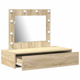 Walplus Dressing Table Brown 83 X 40 X 70 Cm Engineered Wood - thumbnail 4