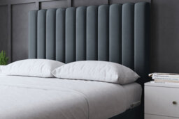 DS Living Evangeline Steel Upholstered Panel Bed With Headboard And Ottoman Storage King - thumbnail 3