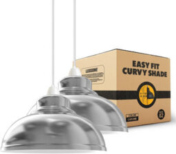 Vintage Industrial Metal Lampshade Easy Fit Ceiling Pendant Light Shade For Home, Kitchen, Or Living Room - thumbnail 1