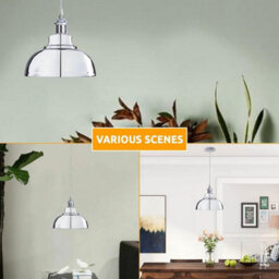 Vintage Industrial Metal Lampshade Easy Fit Ceiling Pendant Light Shade For Home, Kitchen, Or Living Room - thumbnail 7