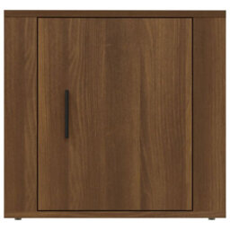 Berkfield Elegant Bedside Cabinets 2 Pcs Brown Oak 50X39X47 Cm - thumbnail 6
