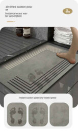 Bath Mats Nonslip Bathroom Foot Mats 50X80Cm - thumbnail 5