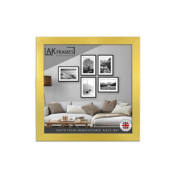 "AK Frames 19X19"" Gold Poster Frame - Modern Picture Frame For Wall Art, Prints And Photos - Durable And Stylish Display Frame" - thumbnail 1