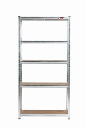 Rhino Racking 5 Bays - 180 X 90 X 40Cm - Galvanised - 5 Tier Boltless Heavy Duty Garage Shelving Unit - 1000Kg Load Weight - thumbnail 1