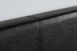 Save On Goods UK 3Ft Single Black Faux Leather Ottoman Gas Lift Up Ottoman Storage Bed Frame - thumbnail 4