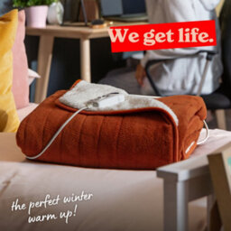 Russell Hobbs Electric Blanket 120W Heated Throw Orange 9 Heats With 2 Year Guarantee Rhht1003Or - thumbnail 8