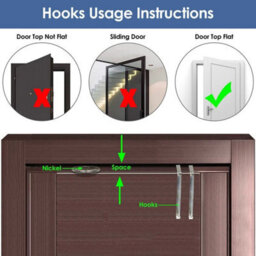 24 Pocket Hanging Over Door Shoe Organiser Storage Rack Tidy Space Saver 4 Hooks - thumbnail 4