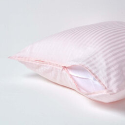 Homescapes Pink Continental Egyptian Cotton Pillowcase 330 Tc, 60 X 60 Cm - thumbnail 3