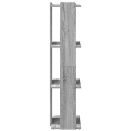 Berkfield Elegant Bookcase 3-Tier Grey Sonoma 60X30X120 Cm Engineered Wood - thumbnail 5