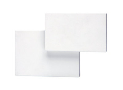 Luminosa Lighting Luminosa Fusion Wall Light Rectangles 5W Led 3000K Matt White, 285Lm, - image 1