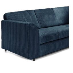 Hannah Jumbo Cord Full Back 2C2 Corner Sofa Navy Blue - thumbnail 3