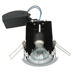 Luminosa Lighting Luminosa Shieldplus Fire Rated 1 Light Bathroom Recessed Light Chrome Plate, Glass Ip65, Gu10 - thumbnail 3