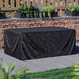 Lassic Vida Designs 10 Seater Rattan Garden Bistro Set With Outdoor Table, Chairs, Stool And Cover, Brown - thumbnail 6