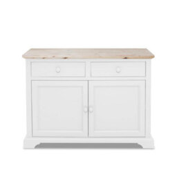 Statement Furniture Florence Sideboard With Cupboard And 2 Drawers - White - thumbnail 3