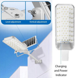 Amorly Solar Street Lights Outdoor Lamp Waterproof, Remote Control, Dusk To Dawn Security, Led Flood Light For Yard, Garden, Parking Lot - thumbnail 3
