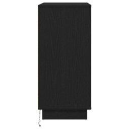 Berkfield Bedside Cabinet With Led Black Oak 71X34,5X75 Cm Engineered Wood - thumbnail 7