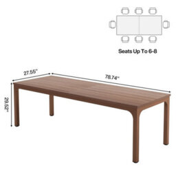 78.7 Inches Extra Long Computer Desk 2 Person Desk, Double Long Desk Workstation - thumbnail 2