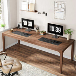 78.7 Inches Extra Long Computer Desk 2 Person Desk, Double Long Desk Workstation - thumbnail 5