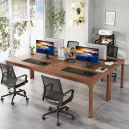 78.7 Inches Extra Long Computer Desk 2 Person Desk, Double Long Desk Workstation - thumbnail 4