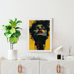 "AK Frames Sleek 14X10"" White Thin Modern Picture Frame - Slim And Design For Posters, Prints And Photos - Elegant Wall Frame Decor" - thumbnail 4