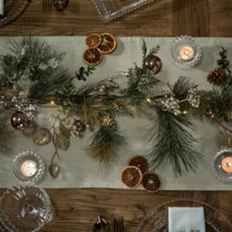 Dibor Golden Glow Pre-Lit Xmas Table Decoration Christmas Table Centrepiece 1.5M - thumbnail 3