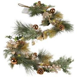 Dibor Golden Glow Pre-Lit Xmas Table Decoration Christmas Table Centrepiece 1.5M - thumbnail 2