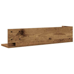 Berkfield Wall Shelves 2 Pcs Old Wood 75X16.5X16.5 Cm Engineered Wood - thumbnail 7