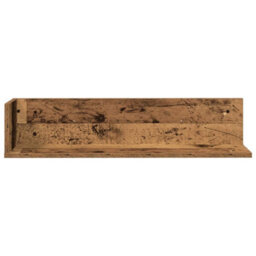 Berkfield Wall Shelves 2 Pcs Old Wood 75X16.5X16.5 Cm Engineered Wood - thumbnail 4