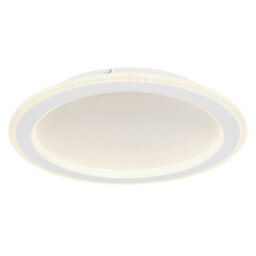 Luminosa Lighting Luminosa Tini Integrated Led Semi Flush Ceiling Light White Led Dimmable 2700-6000K Remote Control