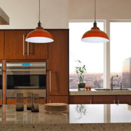 3 Pack Of Ceiling Pendant Light Fixture With 95Cm Adjustable Cable, Vintage 29Cm Curvy Metal Shade E27 Base Hanging Lighting - thumbnail 3