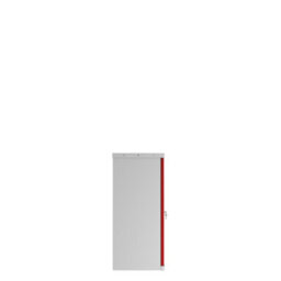 Phoenix Safe Company Phoenix Scl Series Scl0891Grk 2 Door 1 Shelf Steel Storage Cupboard Grey Body & Red Doors With Key Lock - thumbnail 4