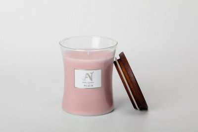 Aroma Naturals Candle 320G Peach Shea Butter Wax Scented 50H Burn Time - image 1