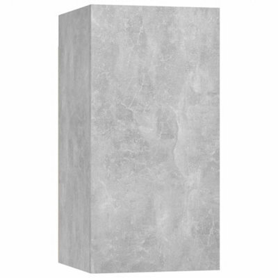 Berkfield Sturdy Tv Cabinet Concrete Grey 30.5X30X60 Cm Engineered Wood - image 1