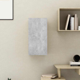 Berkfield Sturdy Tv Cabinet Concrete Grey 30.5X30X60 Cm Engineered Wood - thumbnail 4
