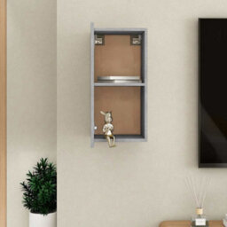 Berkfield Sturdy Tv Cabinet Concrete Grey 30.5X30X60 Cm Engineered Wood - thumbnail 5
