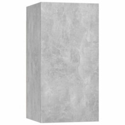 Berkfield Sturdy Tv Cabinet Concrete Grey 30.5X30X60 Cm Engineered Wood - thumbnail 1