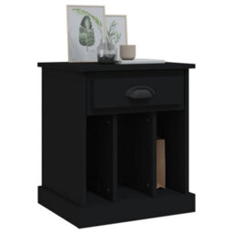 Berkfield Bedside Cabinets 2 Pcs Black 43X36X50 Cm - thumbnail 4