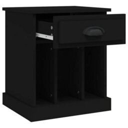 Berkfield Bedside Cabinets 2 Pcs Black 43X36X50 Cm - thumbnail 7