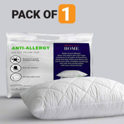 Ameha Quilted Filled Pillow Luxury Bedroom Microfiber Pillow Anti Allergic Soft Comfort Pillows - thumbnail 1