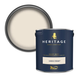 Dulux Trade Dulux Heritage Velvet Matt (Tinted) Candle Cream 5L