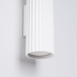 Sollux Lighting Karbon Aluminum White 2 Lights Minimalist Wall Light - thumbnail 4