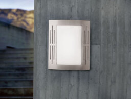 2 Pack Stainless Steel Ip44 Outdoor Wall Light - Modern Square Porch Lamp - thumbnail 3