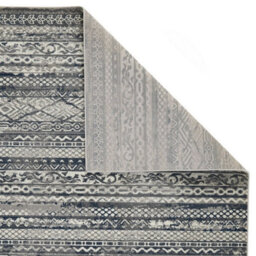 Modern Striped Easy To Clean Grey Contemporary Rug For Dining Room-80Cm X 140Cm - thumbnail 5