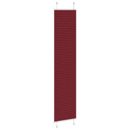 Berkfield Pleated Blind Bordeaux Red 45X200 Cm Fabric Width 44.4 Cm Polyester - thumbnail 4