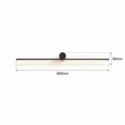 Ultra Beam Lighting Ultrabeam Picture Wall Light Fitting Black Finish 11Watt Warm White Led 800mm Wide - thumbnail 6